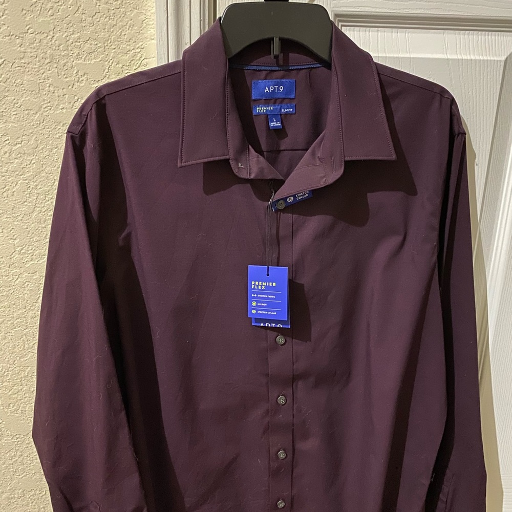 Apt 9 long sleeve button down shirt